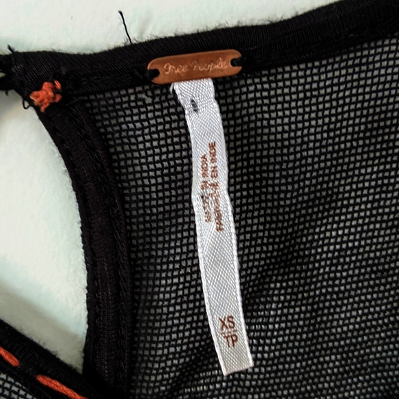 FREE PEOPLE Black Pleated Mini Dress - Picture 5 of 8